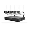 Kit De Cámaras Ip 2 Mp Con Nvr 8 Canales Visión Nocturna Negro Y Blanco