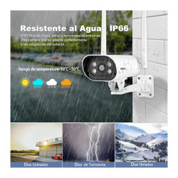 Kit De Cámaras Ip 2 Mp Con Nvr 8 Canales Visión Nocturna Negro Y Blanco