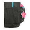 Mochila Escolar Bagcherry Con Cartuchera 18l Mujer Color Negro 440008 Diseño De La Tela Liso