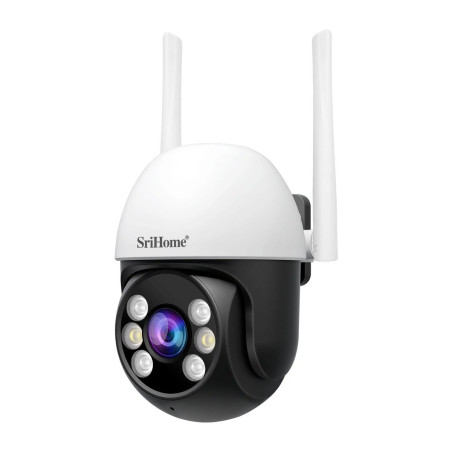 Cámara Domo Hd Wifi Audio 2 Vias Vision Nocturna Color App Blanca Y Negra
