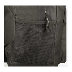 Mochila De Trabajo Urbana Universitaria Negra Bagcherry Negro Liso