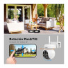 Cámara Domo Exterior Hd 5mp Color Alarma Sonora Audio 2 Vías Blanco