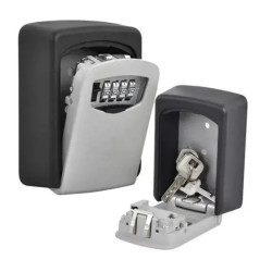 Caja Fuerte Guarda Llaves Mini Airbnb Seguridad Combinación Color Gris