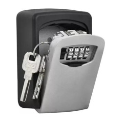 Caja Fuerte Guarda Llaves Mini Airbnb Seguridad Combinación Color Gris