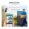Cámara Hd Dual Wifi Audio 2 Vías Vision Nocturna Color Blanco