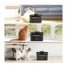 Bebedero Perro Gato Smart Automatico Sensor De Movimiento Negro