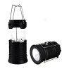 Farol Linterna  Solar Power Bank Recargable Camping Outdoor Negro