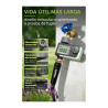 Programador Automático Riego Ecológico Ahorro Agua 1 Boca - Gris Y Verde