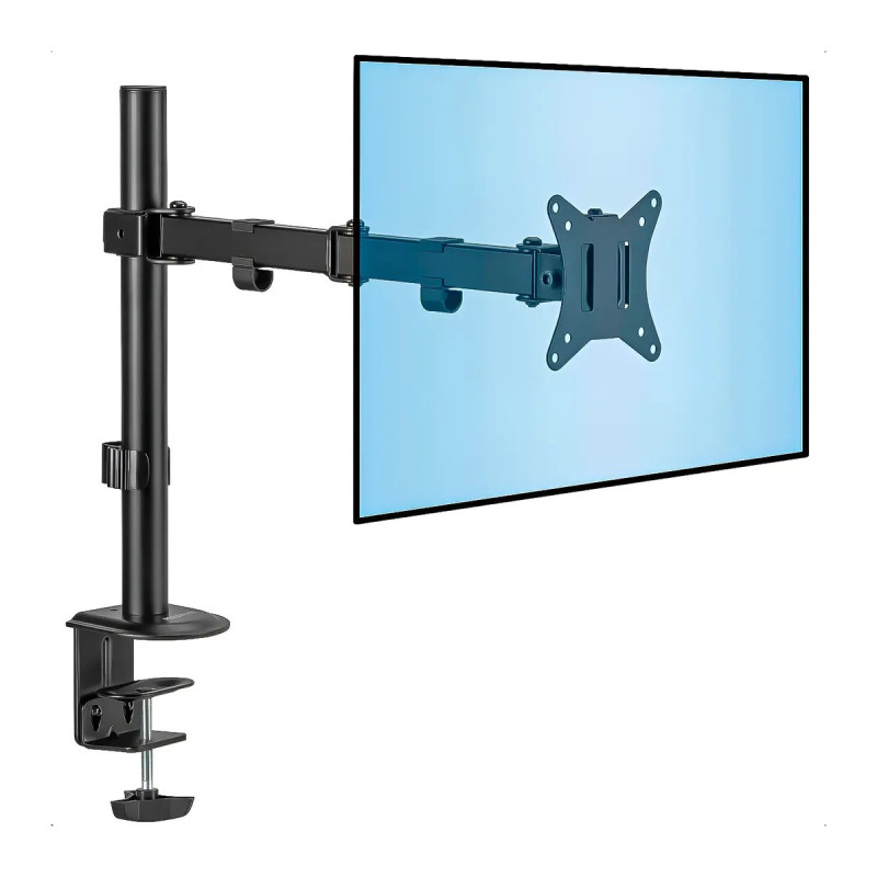 Soporte Brazo Articulado Arcashopping Para Monitor De 13 A 27  Con Vesa Y Abrazadera C Negro