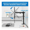 Soporte Brazo Articulado Arcashopping Para Monitor De 13 A 27  Con Vesa Y Abrazadera C Negro