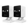 Kit 2 Cámaras 4mp Ai Humanoide Audio 2 Vias Vision Nocturna Blanco