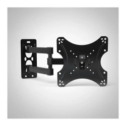 Soporte Tv Monitor Doble Brazo Movil 14 A 42 Pulgadas Negro