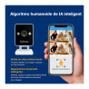 Kit 4 Cámaras 4mp Ai Humanoide Audio 2 Vias Vision Nocturna Blanco