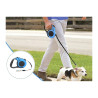 Correa Mascota Extensible Automática Retráctil 5mts 15kg Color Azul