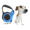 Correa Mascota Extensible Automática Retráctil 5mts 15kg Color Azul