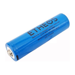 Pack X 4 Pilas Baterías Etheos De Litio Recargables 18650 De 2600 Mah 3.7v Con Teton