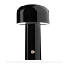 Lámpara Hongo Led Táctil Recargable 21cm Latin Domo 3 Luces Usb C Negro Negro