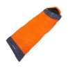 Bolsa Dormir Kushiro Rectangular Con Capucha Liviana Camping Naranja Oscuro Derecho