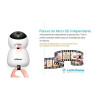 Cámara Ip Domo Interior Hd3mp Ai Audio Vision Nocturna Color Blanco