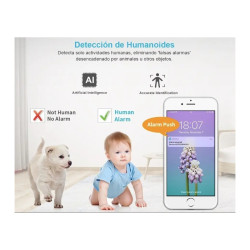 Cámara Inalámbrica Ip Wifi Exterior- Audio 2 Vías - 3mp Uhd Blanco