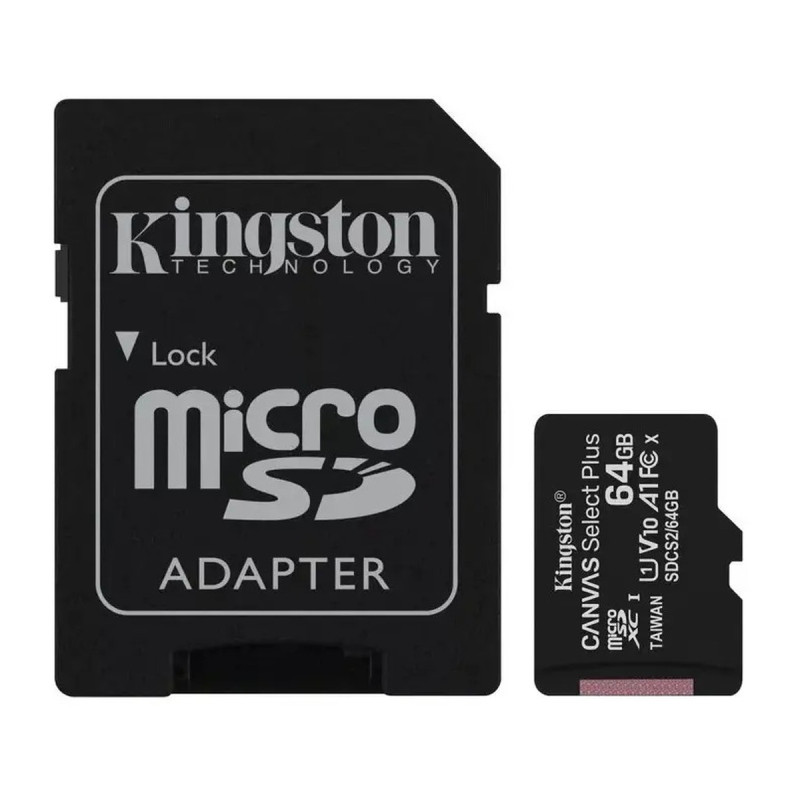 Memoria Micro Sd Kingston 64gb Clase 10