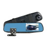 Espejo Carro Retrovisor Dvr Cámara D Reversa 4.3 PuLG 1080hd