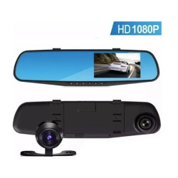 Espejo Retrovisor Camara Fronta Testigo Auto Hd+camara Atras