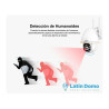Kit 4 Cámaras Domo Ip Exterior 3mp V. Noc. Color Audio Dual Blanco