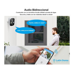 Kit 2 Cámaras Inalambricas A Batería  Wifi Audio 2 Vias 