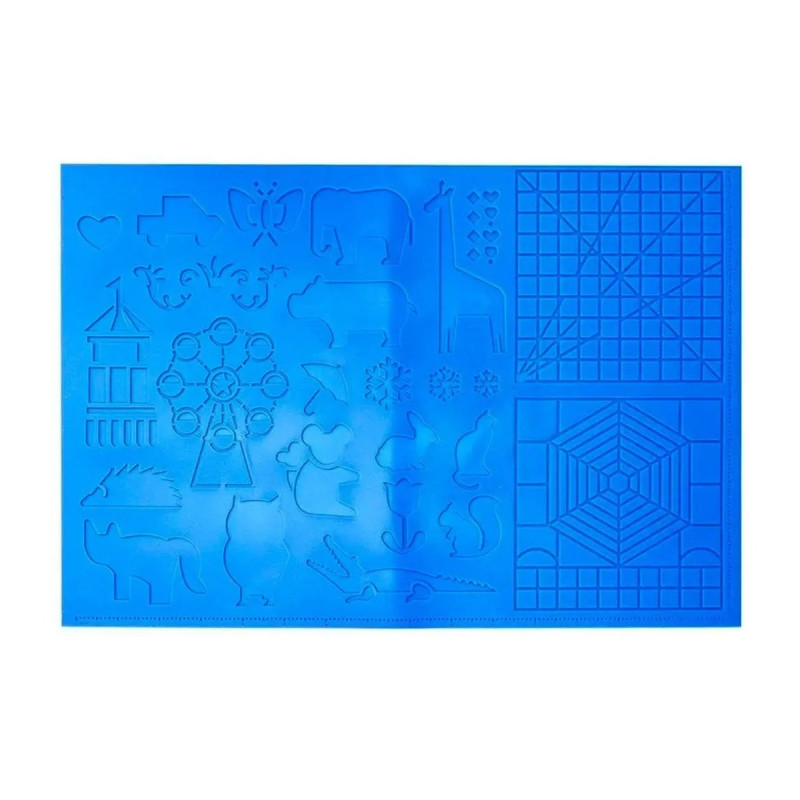Base Pvc Stencil Para Lapicera Impresora 3d Muchas Figuras