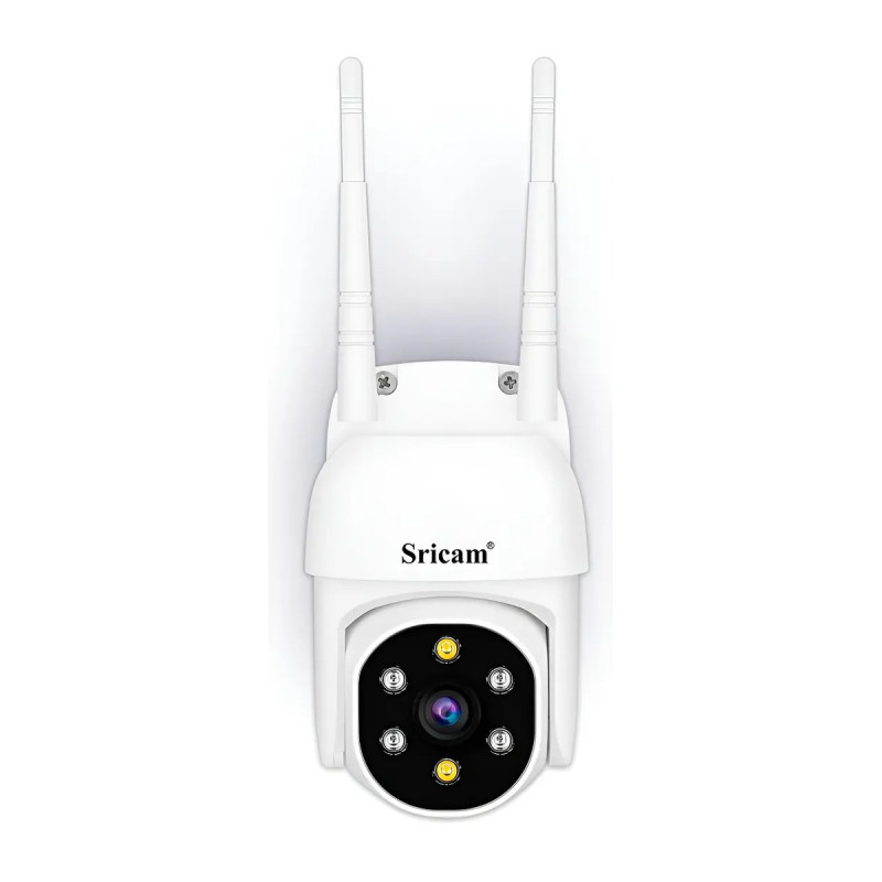 Cámara Domo Ip Hd Vision Noc Color Audio 2 Vias Memoria 32gb Blanco
