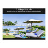 Camara Ip 5mp Color Wifi 5g Memoria 64gb Monitoreo Seguro Blanco