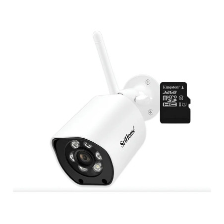 Cámara Ip Ext 5mp Vision Noct Color Wifi 5g Audio Memoria 32 Blanco