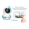 Cámara Ip Domo Interior Hd3mp Ai Audio Vision Color Memoria  Blanco