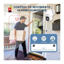 Cámara De Seguridad Srihome Sh039b Con Resolución 3mp Visión Nocturna Incluida Color Blanco