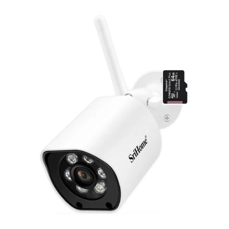Camara Ip Ext 5mp Vision Noct Color Wifi 5g Audio Memoria 64 Blanco