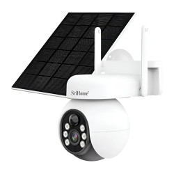 Cámara 4g Lte Solar Audio 2 Vías Vision Nocturna Color 4mp Blanco