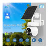 Cámara 4g Lte Solar Audio 2 Vías Vision Nocturna Color 4mp Blanco
