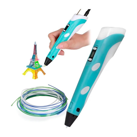 Lapicera Impresión 3d Latin Domo Camuflado Usb Lcd + Filamentos Abs Pla