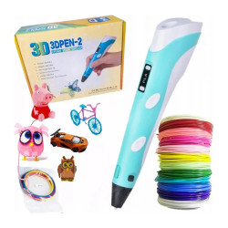 Lapicera Impresión 3d Latin Domo Camuflado Usb Lcd + Filamentos Abs Pla