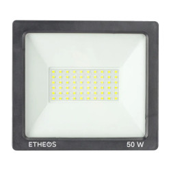 Reflector Proyector Led 50w Ip65 Apto Intemperie Exterior  - Negro - Blanco Frío