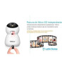 Camara Ip Domo Interior Monitoreo Audio Claro Memoria 64gb Blanco