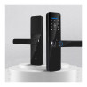 Cerradura Smart Wifi Clave Abre Con App Tuya Huella Tarjeta  Negro