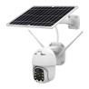 Cámara Domo Hd Solar Wifi  Audio 2 Vias Baterías Incluidas Blanco