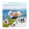 Cámara Domo Hd Solar Wifi  Audio 2 Vias Baterías Incluidas Blanco