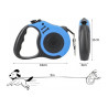 Correa Mascota Extensible Automática Retráctil 5mts 15kg