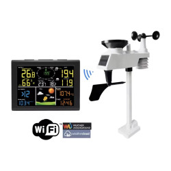 Estación Meteorológica Wifi Con App Y Sensores Lluvia Viento