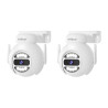 Kit 2 Cámaras Domo Ip Wifi 5g 4mp Hd, Audio 2 Vías, Nocturna Blanco
