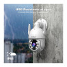 Kit Nvr 4 Camaras Display 10   Wifi Hd1080p Exterior Vision Blanco