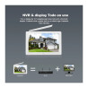 Kit Nvr 4 Camaras Display 10   Wifi Hd1080p Exterior Vision Blanco